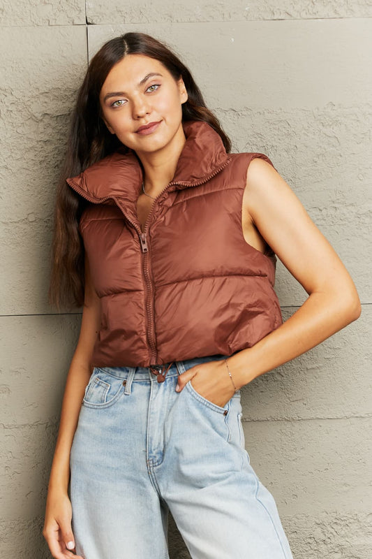 Alfama Zephyr Cropped Puffer Vest